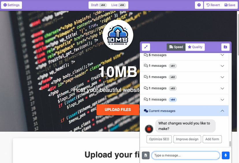 Create A Beautiful One Page Website For Your Small Business In Minutes