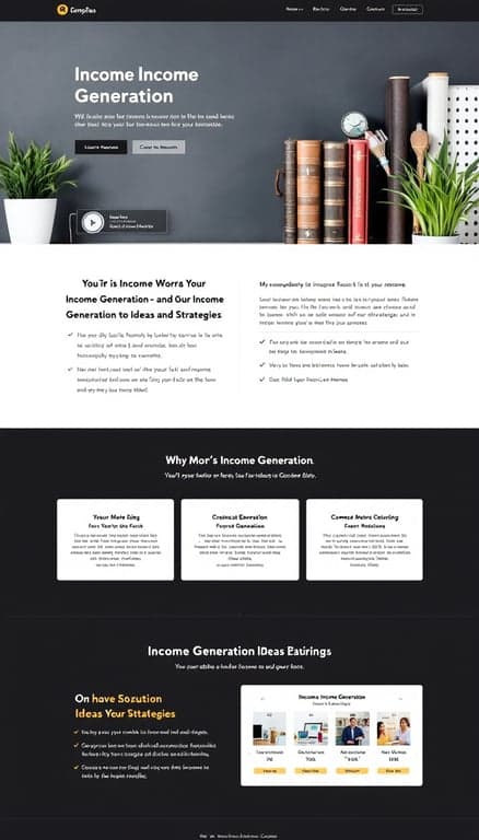 Income Generation Ideas Hub