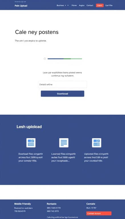 File Upload Hub: Clean & User-Friendly Interface