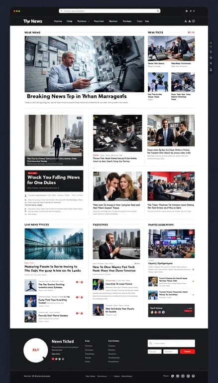 Dynamic News Portal Design