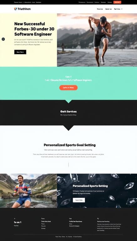 Triathlete & Tech Innovator Portfolio