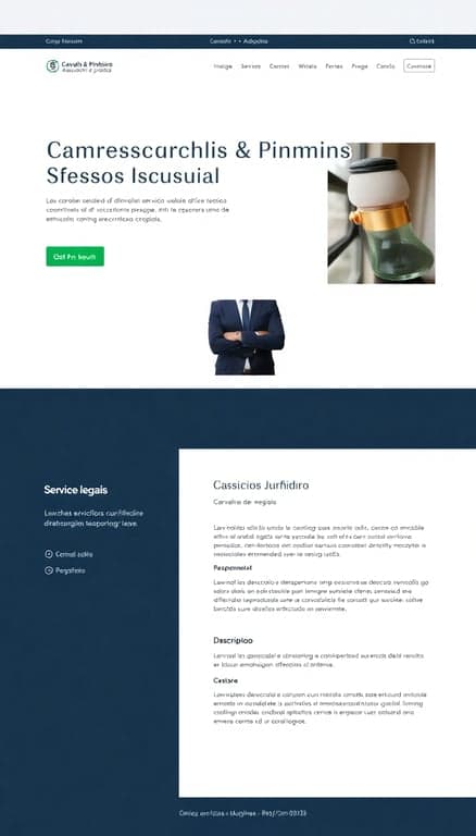 Página Simples do Escritório Carvalho & Pinheiro