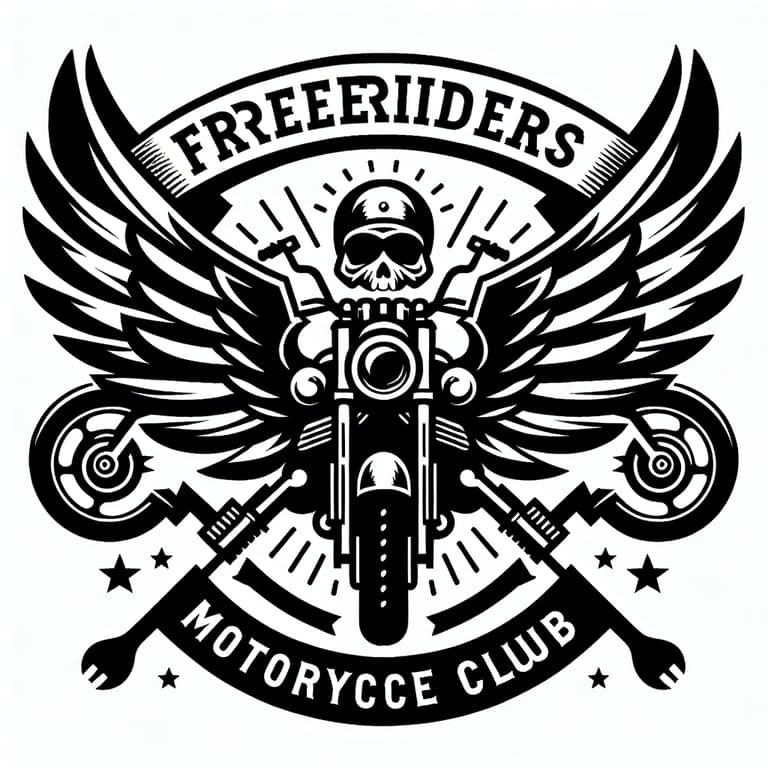 NIKHIL VANKA Motorcycle Club Emblem