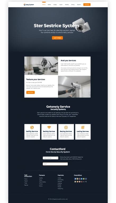 Jeeya Security System Website Design