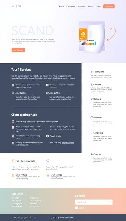 Scand IT Consulting Webpage Design
