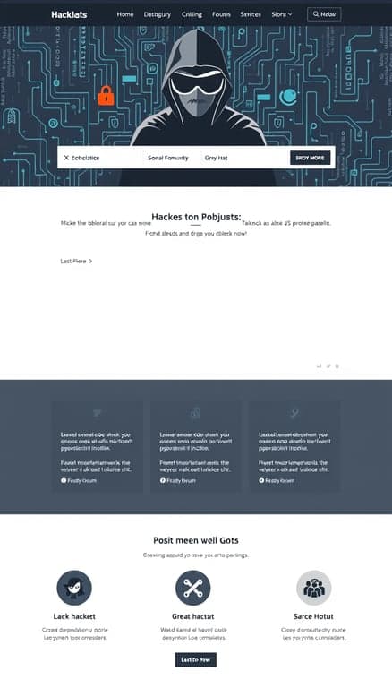 Hacker Collective Forum Design