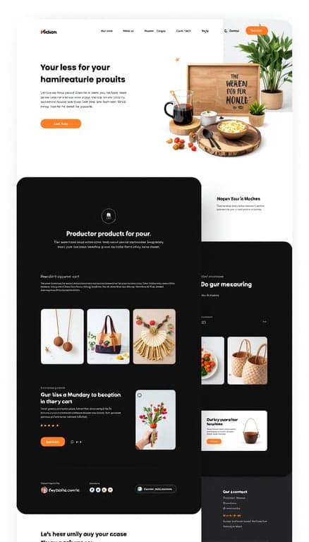 Handicraft Ecommerce Homepage Design