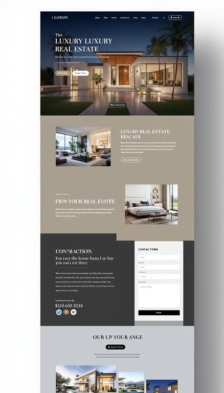 Luxury Real Estate Website Design