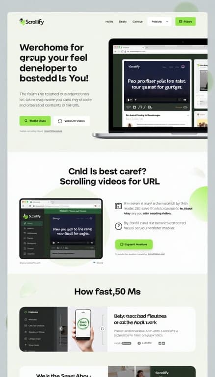 Scrollify One-Page Web Design