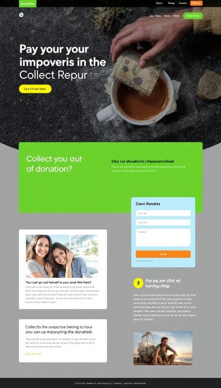 Donation and Ad Support Page