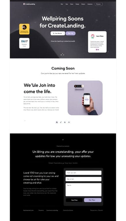 Minimalist Coming Soon Page Design