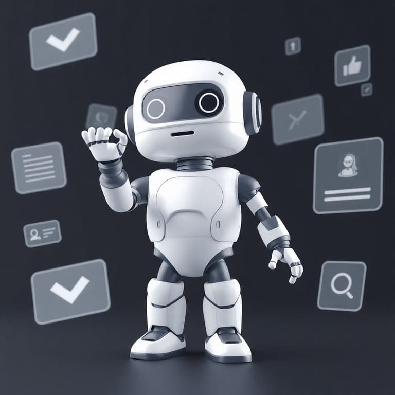 AI Robot Building Interface