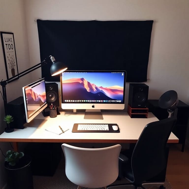 Modern Workspace of Luke Too