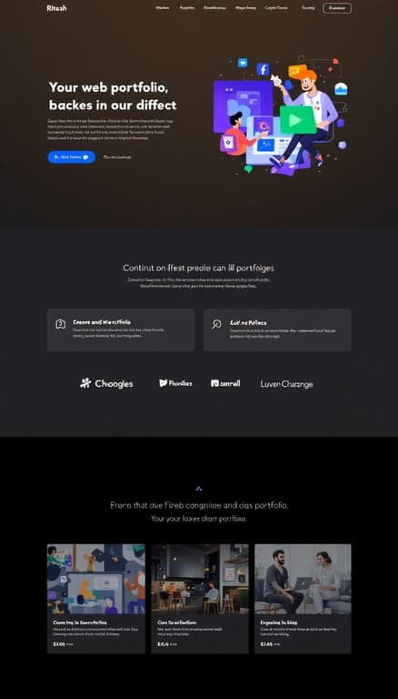 Ritesh's Modern Web Developer Portfolio