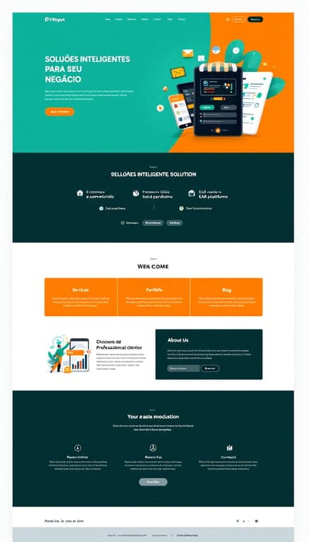 Digital Agency Website Design Concept