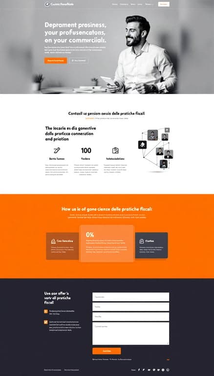 Sito Web per Studio Commercialista Moderno
