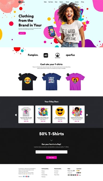 Vibrant T-Shirt Showcase