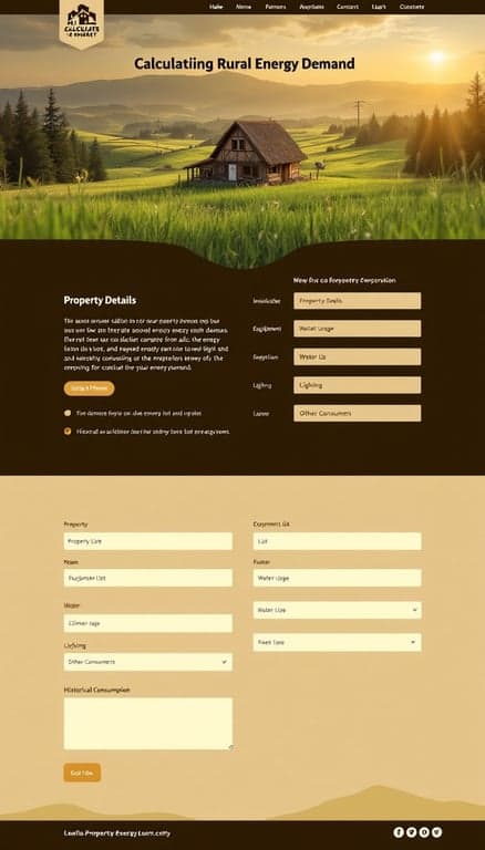 Rural Property Energy Demand Calculator