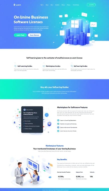 Online Marketplace Learn Page Design