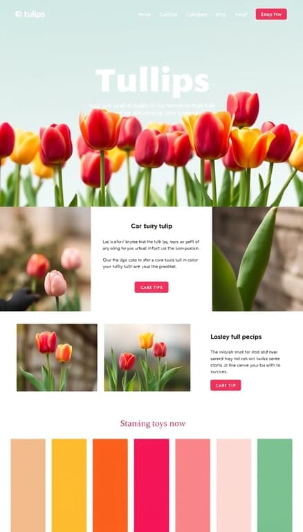 Tulip Haven: A Vibrant Floral Showcase