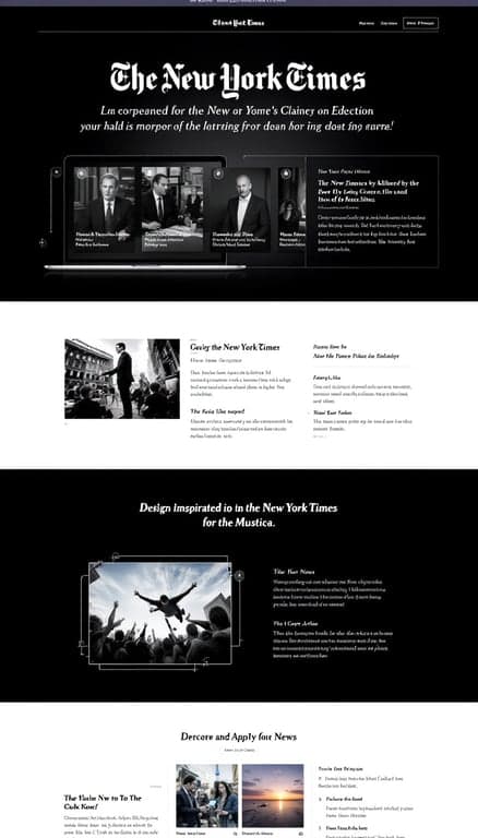 Modern News Portal Design