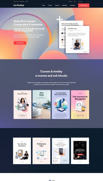 E-Commerce Course and E-Book Showcase