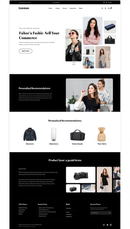 Modern E-Commerce Layout Design