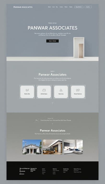 Panwar Associates Website Design