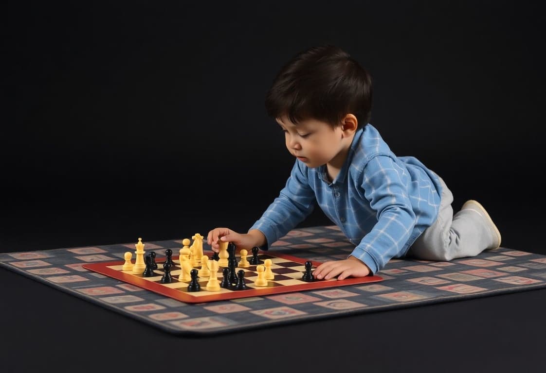 Colorful Flying Chess Play Mat