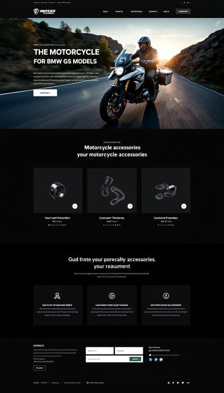 BMW GS Motorcycle Accessories Showcase