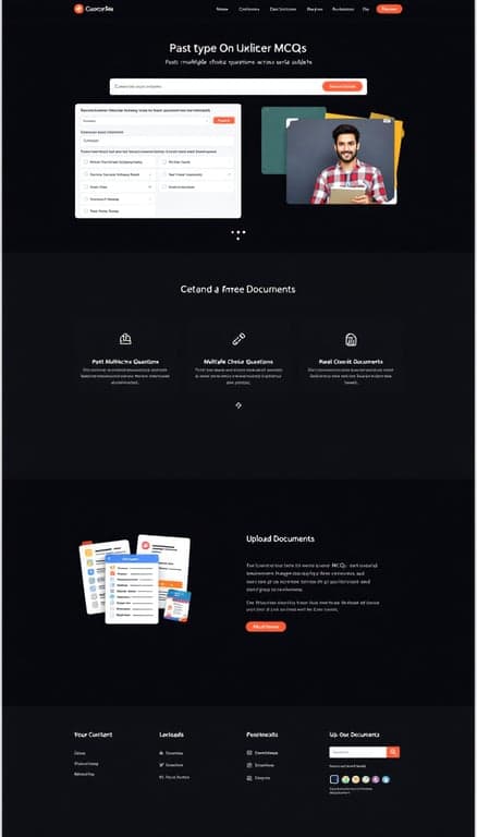 Educational MCQ Upload Hub