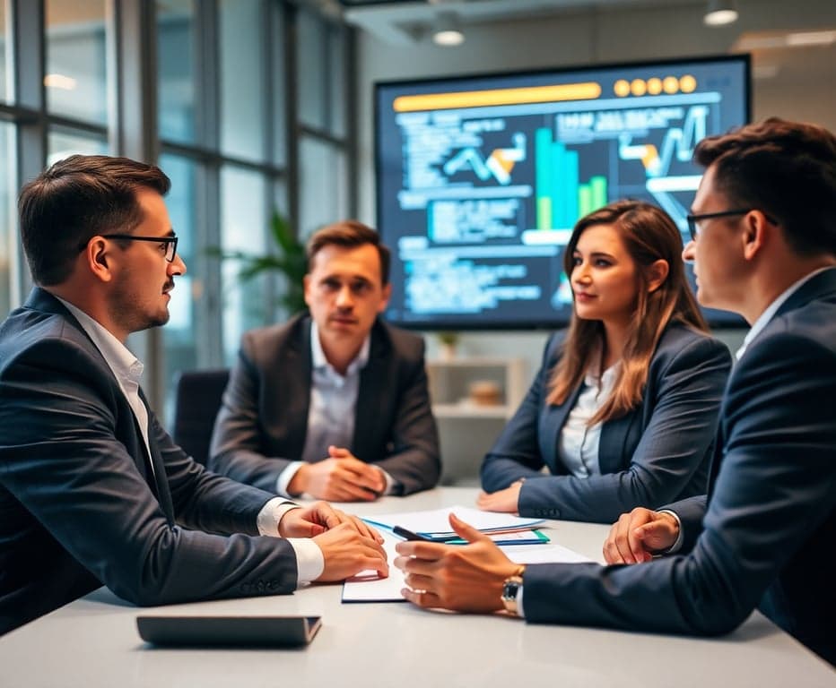 AI Strategy Discussion Among Professionals