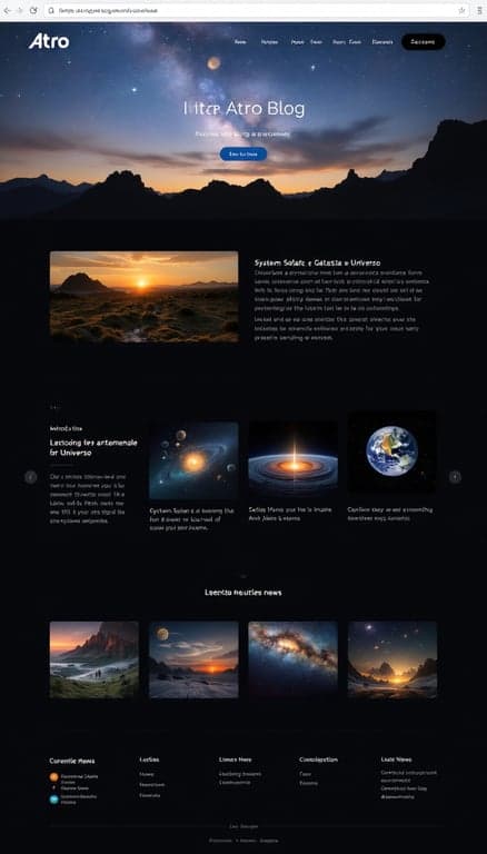 Homepage di Atro Blog di Astronomia