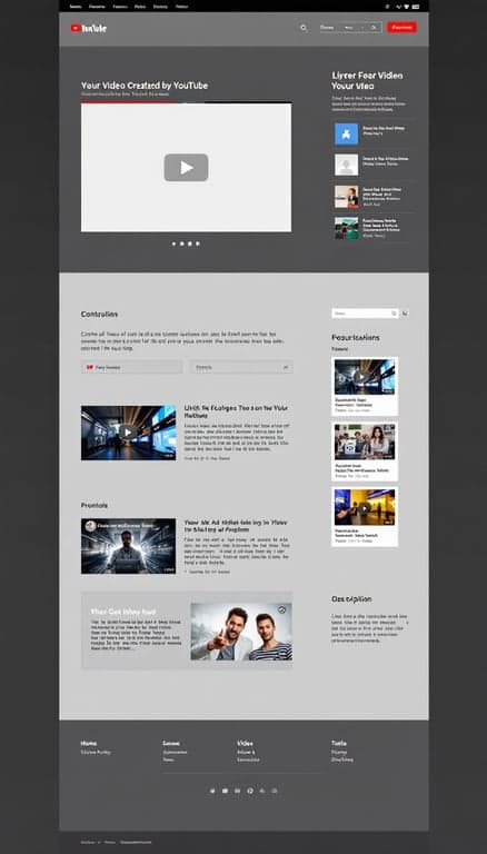 Minimalist Video Platform Design