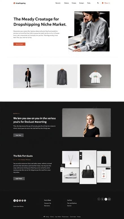 Niche Market Dropshipping Website Template