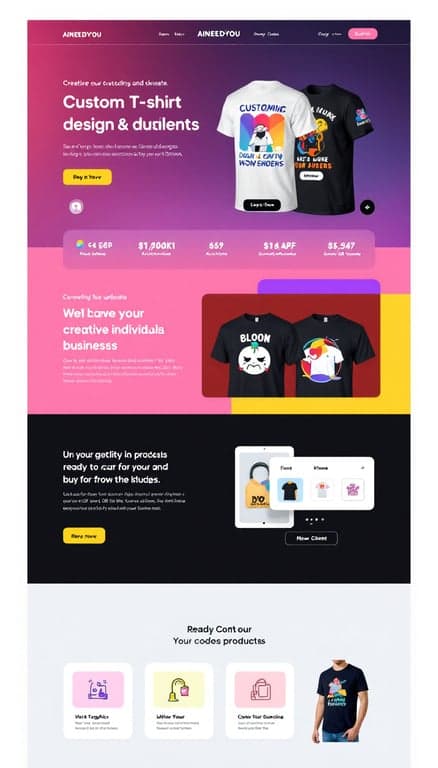 AINEEDYOU Custom T-Shirt Design Hub