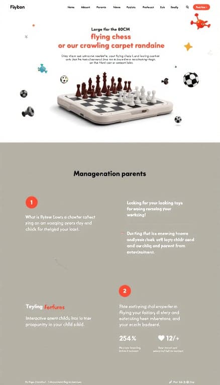 Engaging Educational Play Carpet Landing Page