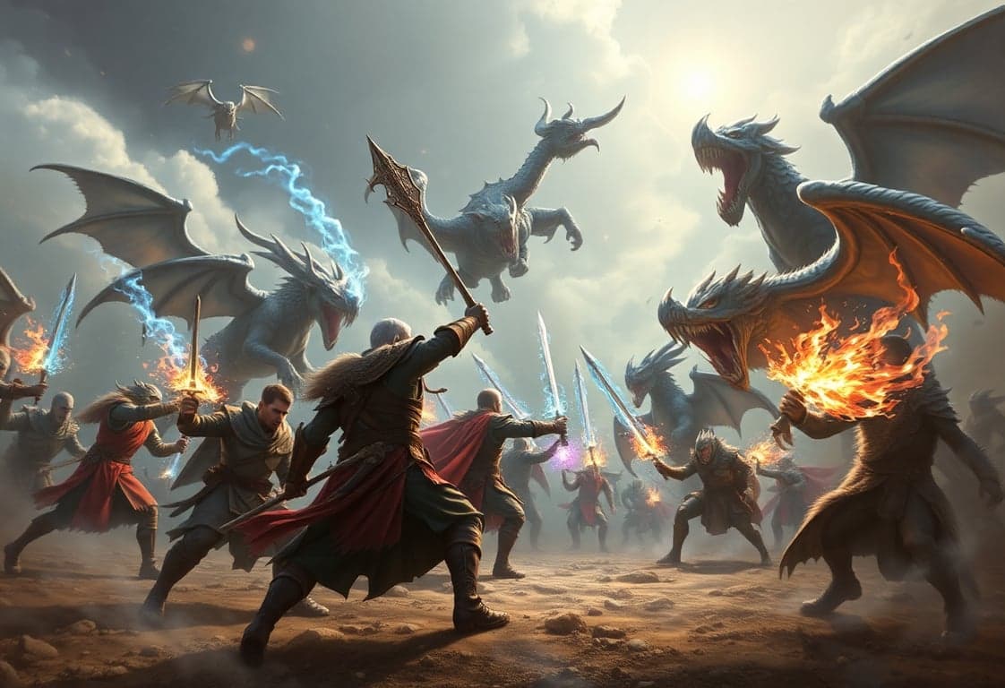 Mythic Clash: Warriors vs. Creatures