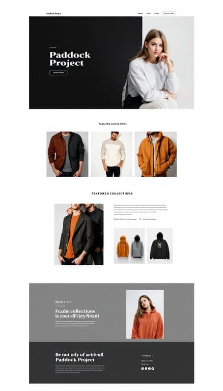 Paddock Project Website Design