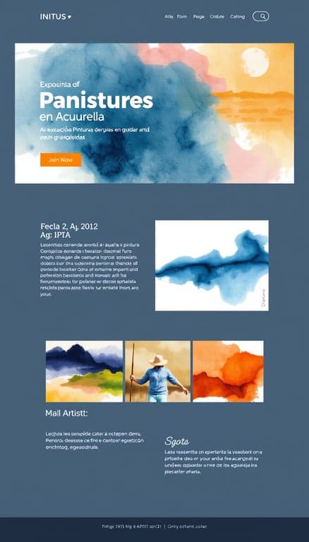 Exposición de Acuarelas: Arte y Técnica