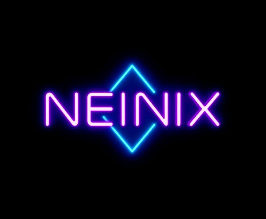 Neonix Blue Accented Logo