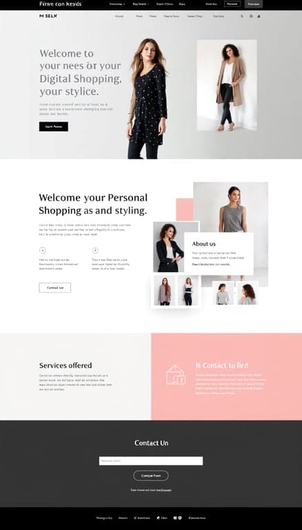 Digital Personal Shopping Service Website