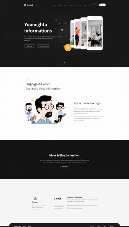 Diseño Web Minimalista para Blogs Informativos