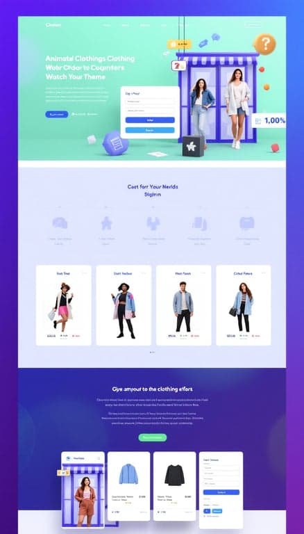 Sleek Clothing Webstore Design