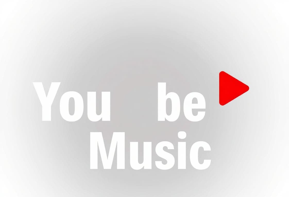 YouTube Music Logo with Play Button