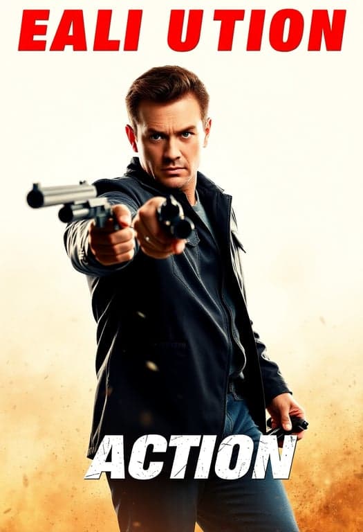 Póster de Acción Explosiva