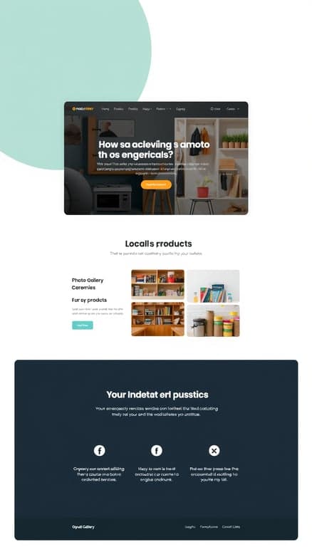 Modern One-Page Business Showcase