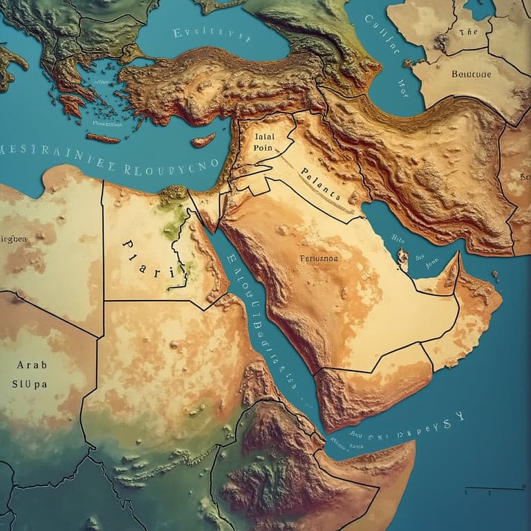 Arab World Map