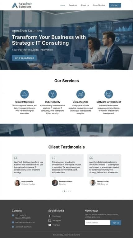 Hero with Centered CTA Button