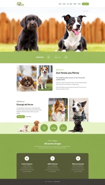 Sitio Web para Estancia de Perros